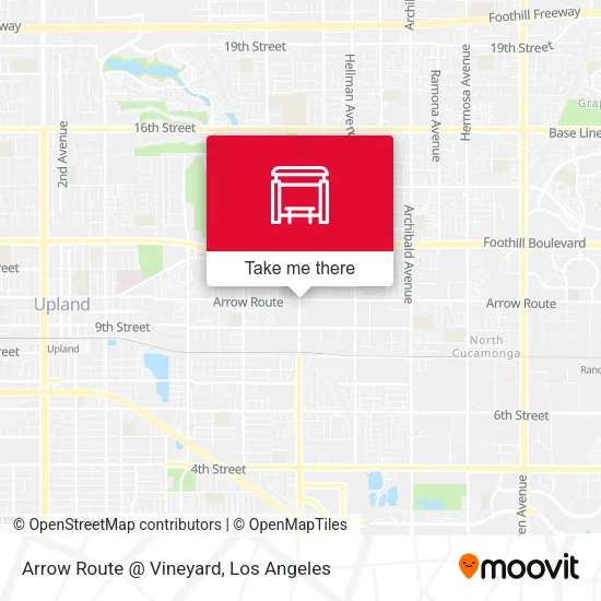 Arrow Route @ Vineyard map