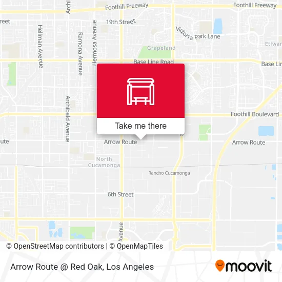 Arrow Route @ Red Oak map