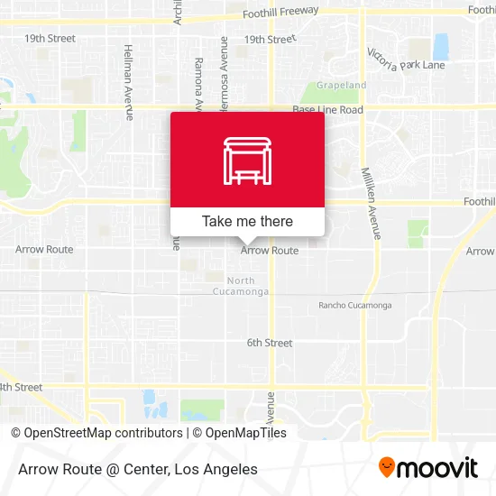 Arrow Route @ Center map