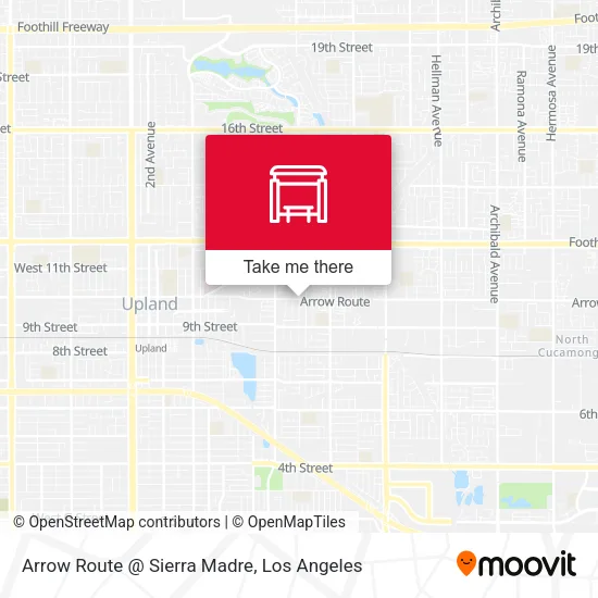 Arrow Route @ Sierra Madre map