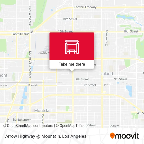 Arrow Highway @ Mountain map