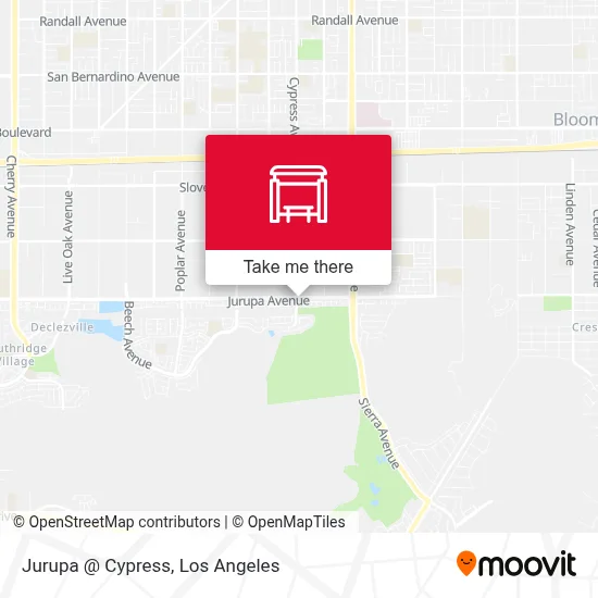 Jurupa @ Cypress map