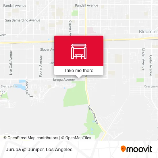Jurupa @ Juniper map