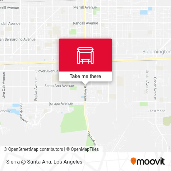 Sierra @ Santa Ana map