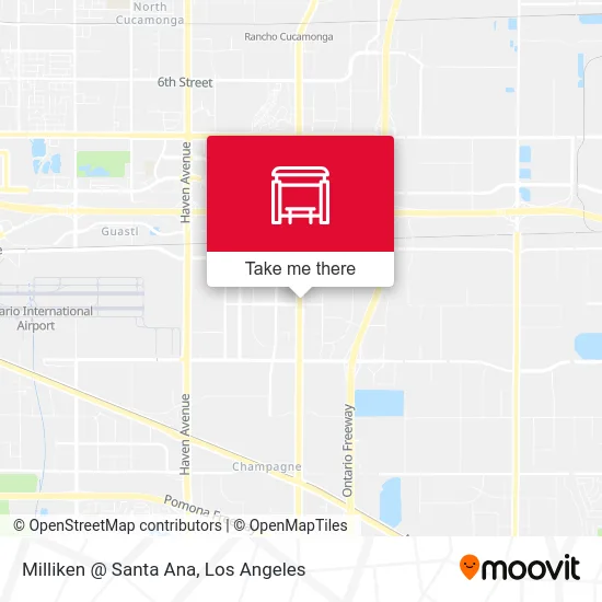 Milliken @ Santa Ana map