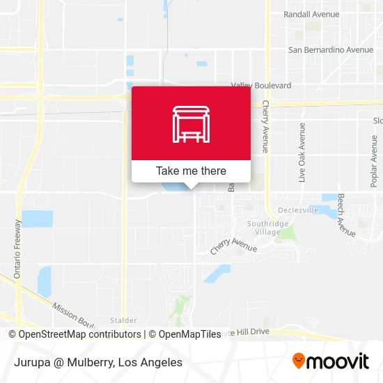 Jurupa @ Mulberry map