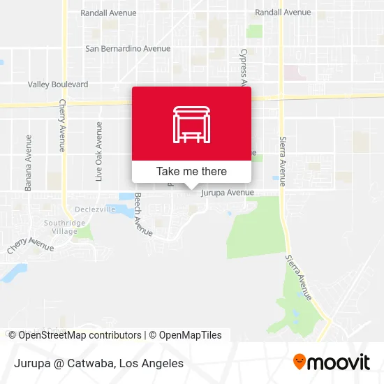 Jurupa @ Catwaba map