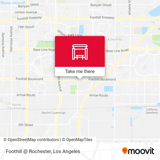 Foothill @ Rochester map