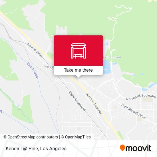 Kendall @ Pine map