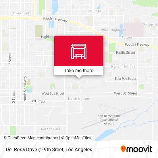 Del Rosa Drive @ 9th Sreet map