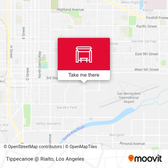 Tippecanoe @ Rialto map