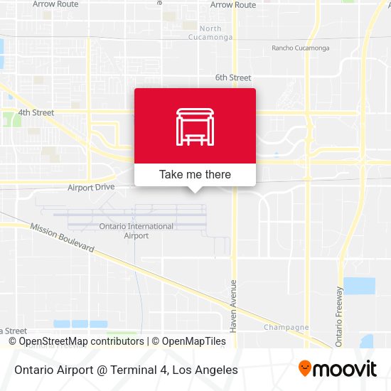 Ontario Airport @ Terminal 4 map