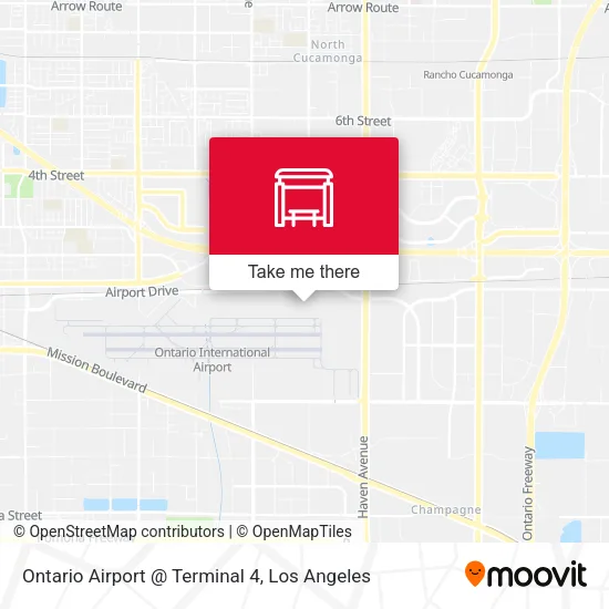 Ontario Airport @ Terminal 4 map