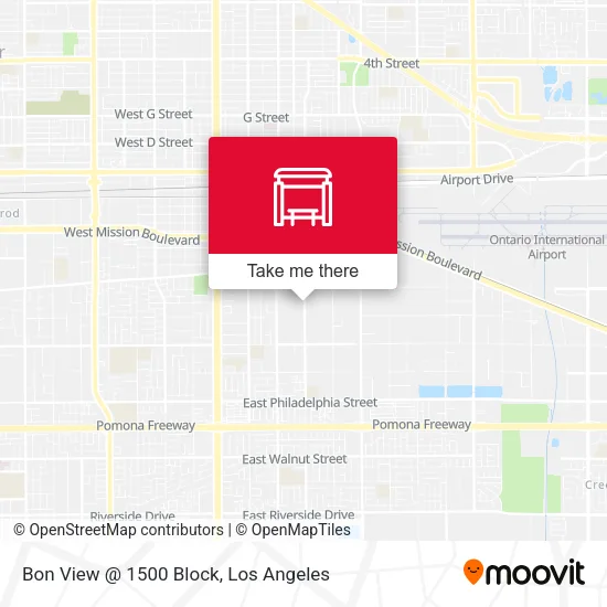 Bon View @ 1500 Block map