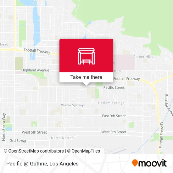 Pacific @ Guthrie map