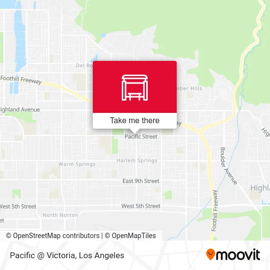 Pacific @ Victoria map