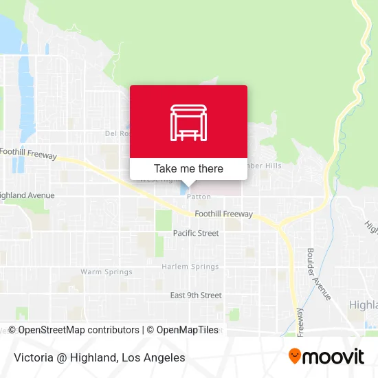 Victoria @ Highland map