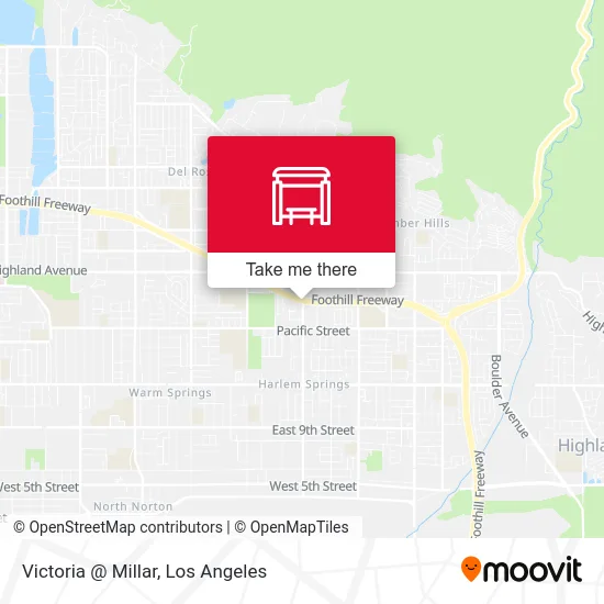 Victoria @ Millar map