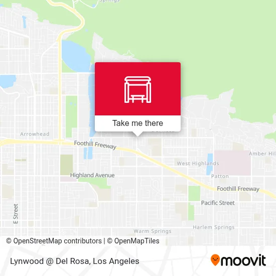 Lynwood @ Del Rosa map