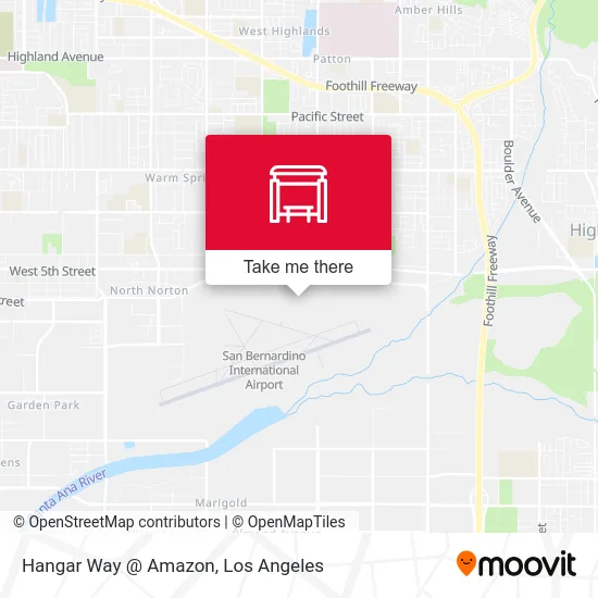 Hangar Way @ Amazon map