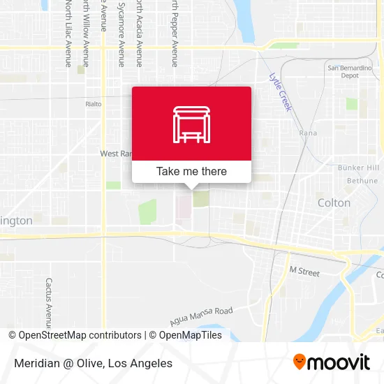 Meridian @ Olive map