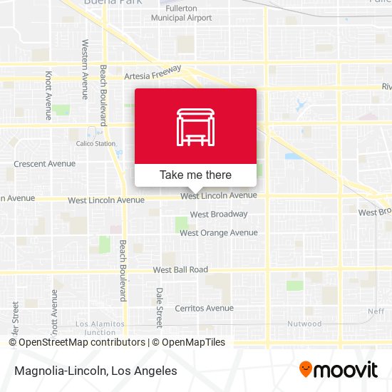 Mapa de Magnolia-Lincoln