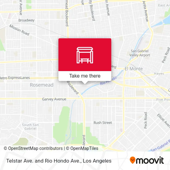 Mapa de Telstar Ave. and Rio Hondo Ave.