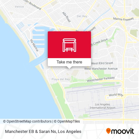 Manchester EB & Saran Ns map