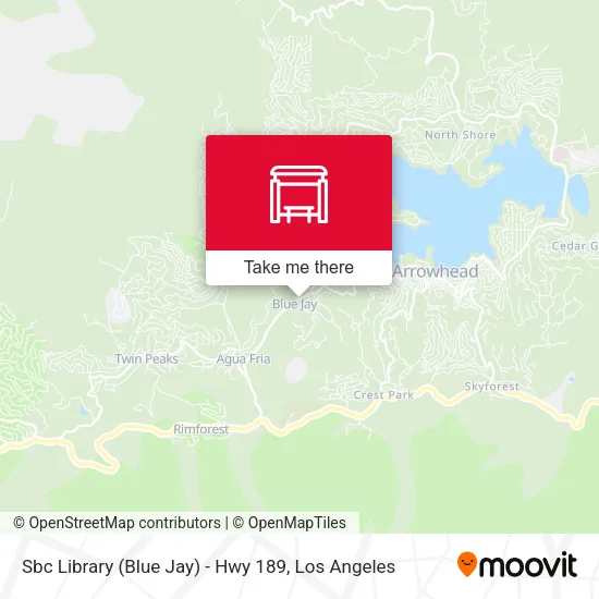 Mapa de Sbc Library (Blue Jay) - Hwy 189