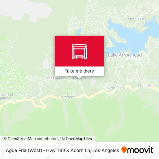 Agua Fria (West) - Hwy 189 & Acorn Ln map