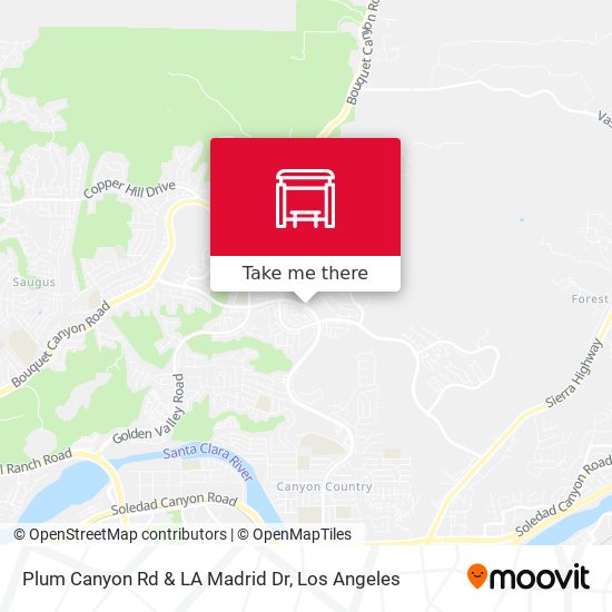 Plum Canyon Rd & LA Madrid Dr map