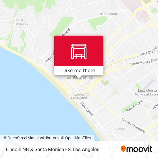 Lincoln NB & Santa Monica FS map