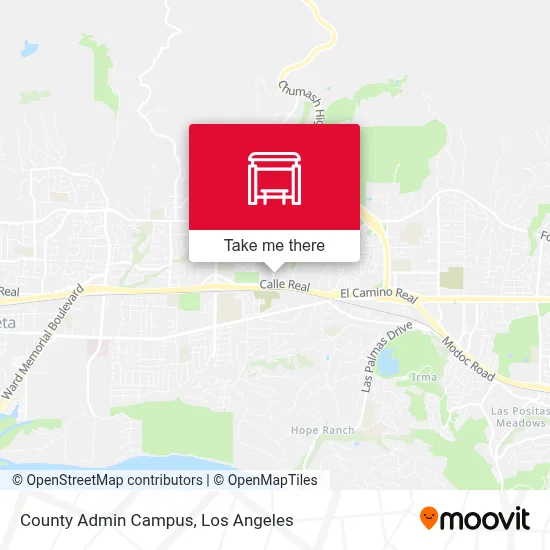 County Admin Campus map