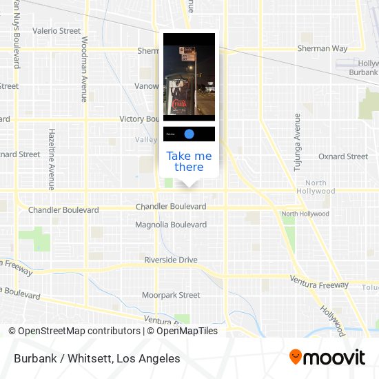 Mapa de Burbank / Whitsett