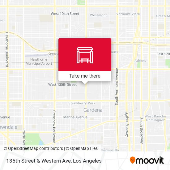 Mapa de 135th Street & Western Ave