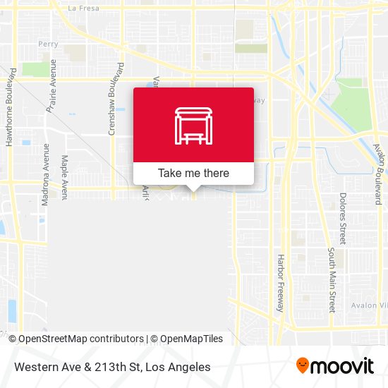 Mapa de Western Ave & 213th St