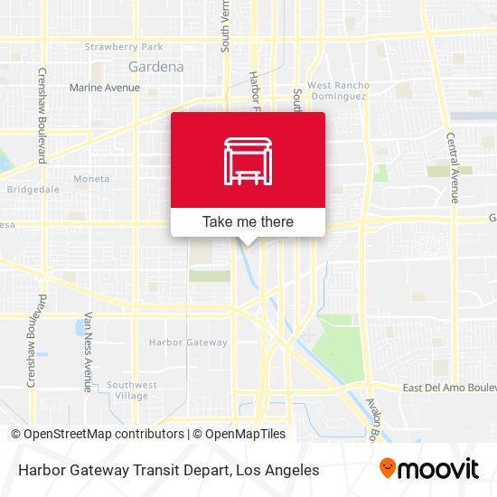 Mapa de Harbor Gateway Transit Depart