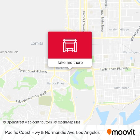 Pacific Coast Hwy & Normandie Ave map
