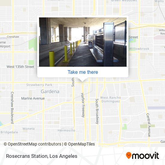 Mapa de Rosecrans Station