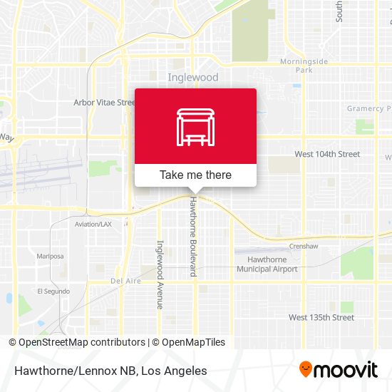 Hawthorne/Lennox NB map