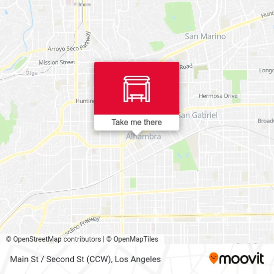 Main St / Second St (CCW) map