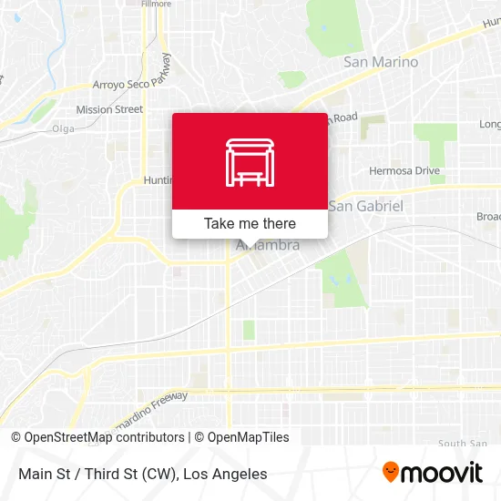 Main St / Third St (CW) map