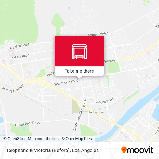 Telephone & Victoria (Before) map
