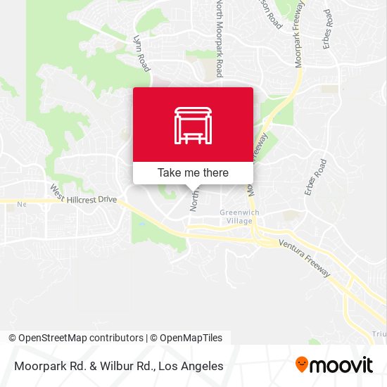 Mapa de Moorpark Rd. & Wilbur Rd.