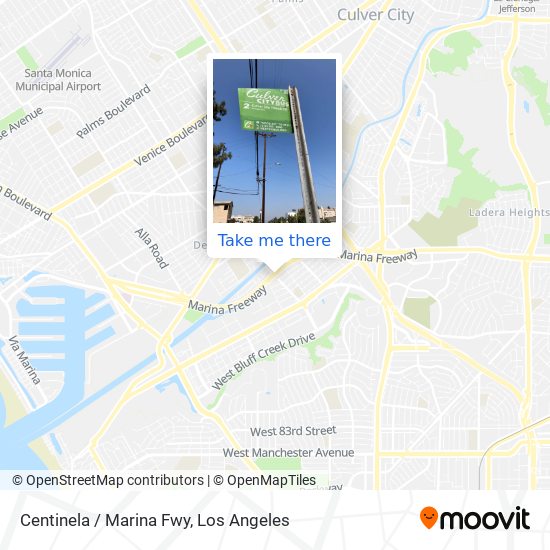 Mapa de Centinela / Marina Fwy