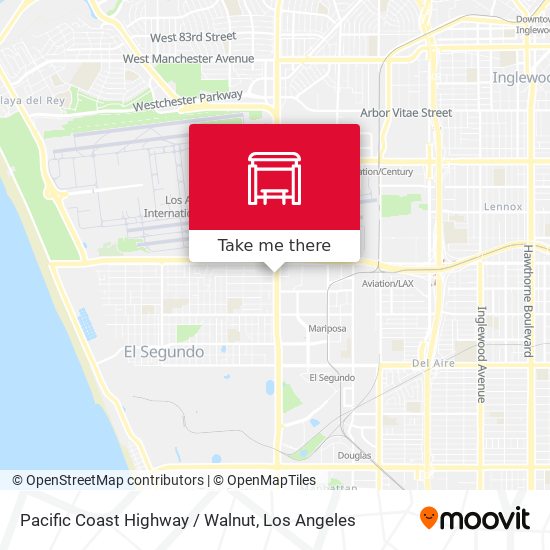 Pacific Coast Highway / Walnut map