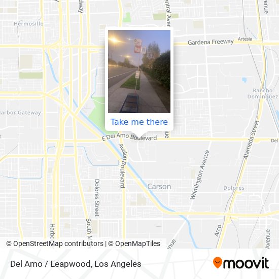 Mapa de Del Amo / Leapwood