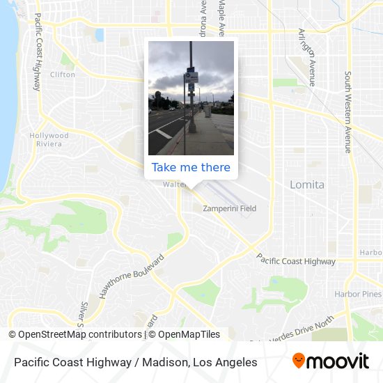 Pacific Coast Highway / Madison map