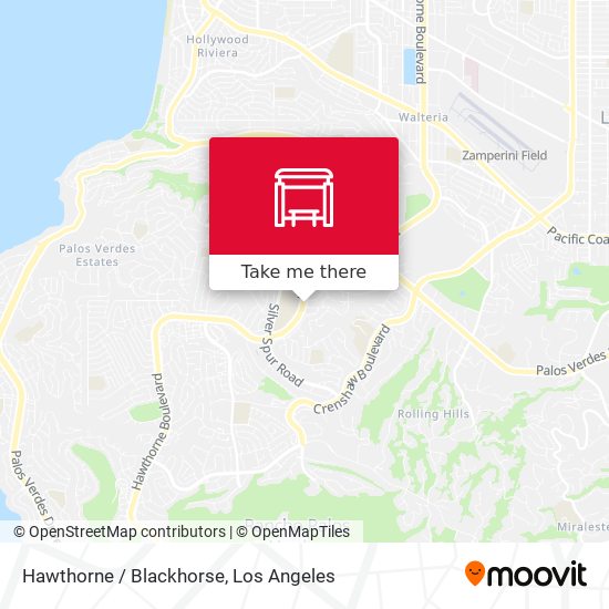 Hawthorne / Blackhorse map