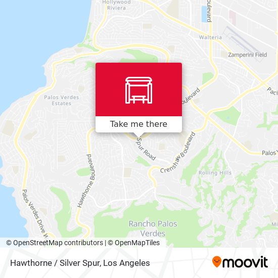 Hawthorne / Silver Spur map